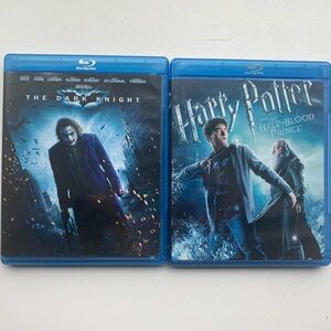 The Dark Knight and Harry Potter Blu-ray Set